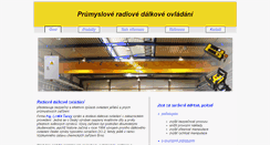 Desktop Screenshot of ovladani-jerabu.cz